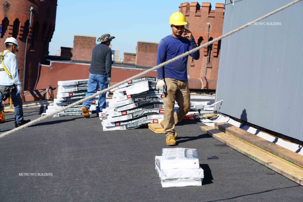 Working with a roofing contractor